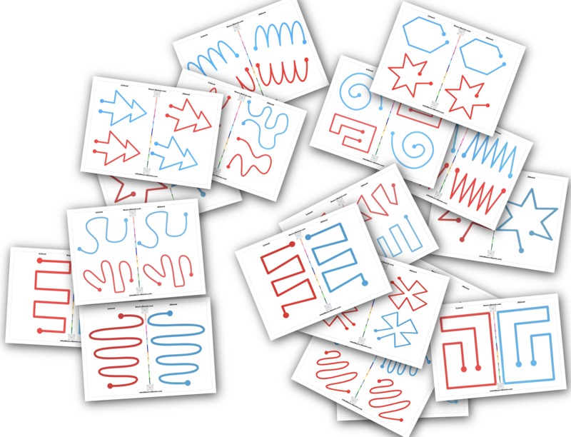 PreSchool Kit, bilateral drawing 3x a week.